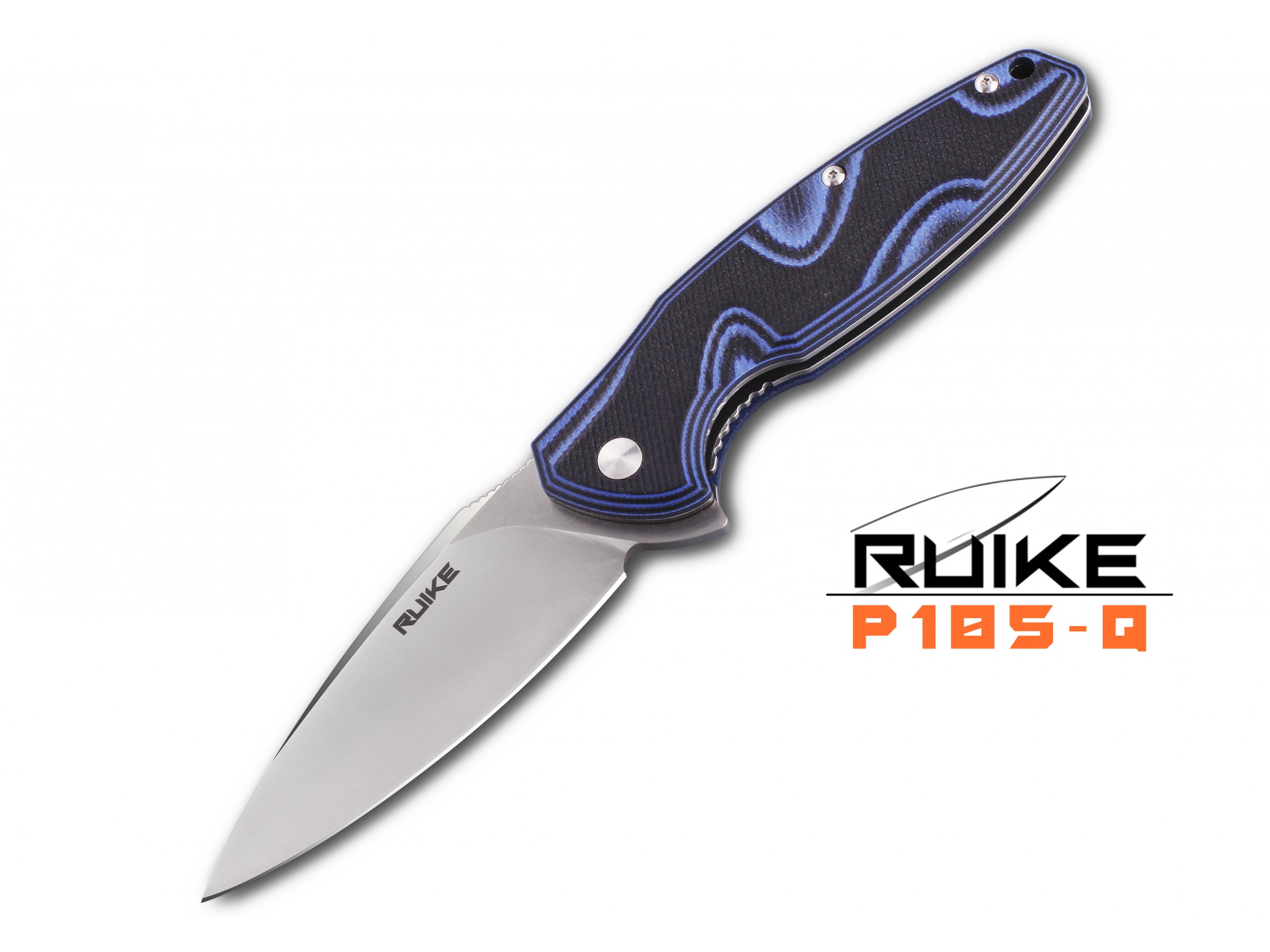 Ruike - P105-Q - Briceag - Oțel 14C28N - Albastru