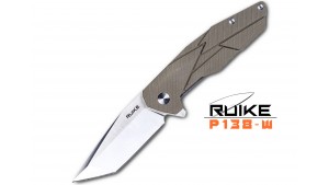 Ruike - P138-W - Briceag - Oțel 14C28N - Sand
