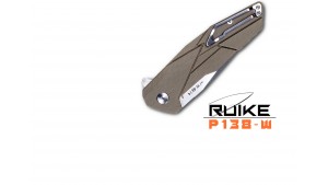 Ruike - P138-W - Briceag - Oțel 14C28N - Sand