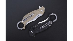 Ruike - P881-B1 - Briceag Model Karambit - Oțel 14C28N - Negru