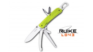 Ruike - LD43 - Cuțit multifuncțional - 15 funcții - Oțel 12C27 - Verde