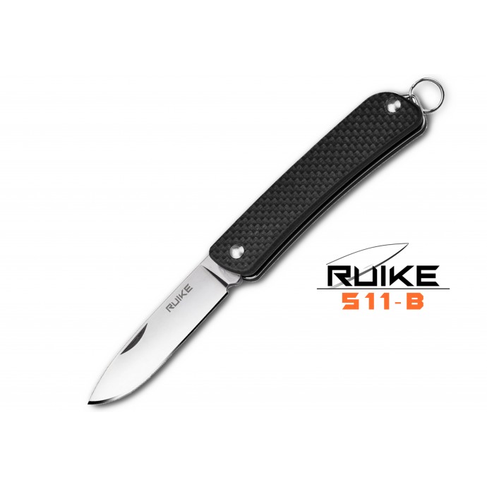 Ruike - S11 - Cuțit multifuncțional - 2 funcții - Oțel 12C27 - Negru